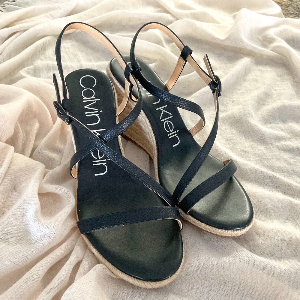 Espadrille wedge sandals